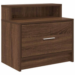VidaXL 858680 Table de nuit et table de chevet Chêne