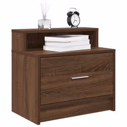 VidaXL 858681 Table de nuit et table de chevet 1 tiroir(s) Chêne