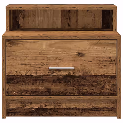 VidaXL 858683 Table de nuit et table de chevet 1 tiroir(s) Bois - Vue supplémentaire 4