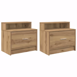 VidaXL 858685, Chêne, 1 tiroir(s), Bois, 60 kg, 5 kg, 470 x 235 x 240 mm