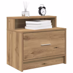 VidaXL 858685 Table de nuit et table de chevet 1 tiroir(s) Chêne