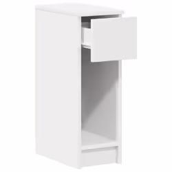 VidaXL 858695 Table de nuit et table de chevet Blanc - Vue supplémentaire 5