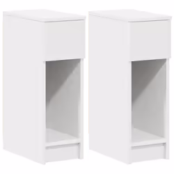 VidaXL 858696, Blanc, 1 tiroir(s), Bois, 60 kg, 5 kg, 195 x 285 x 160 mm