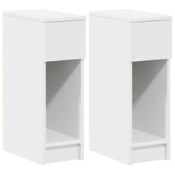 VidaXL 858696 Table de nuit et table de chevet 1 tiroir(s) Blanc