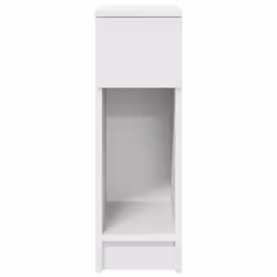 VidaXL 858696 Table de nuit et table de chevet 1 tiroir(s) Blanc - Vue supplémentaire 4