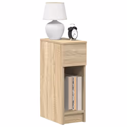 VidaXL 858700 Table de nuit et table de chevet 1 tiroir(s) Chêne