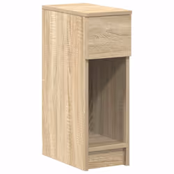 VidaXL 858700 Table de nuit et table de chevet 1 tiroir(s) Chêne - Vue supplémentaire 5