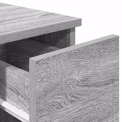 VidaXL 858706 Table de nuit et table de chevet 1 tiroir(s) Chêne - Vue supplémentaire 8