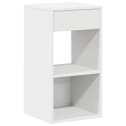 VidaXL 858713 Table de nuit et table de chevet Blanc