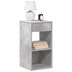 VidaXL 858719 Table de nuit et table de chevet Couleur du béton