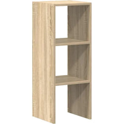 Bibliothèque empilable chêne sonoma 30x30x80 cm bois ingénierie Vidaxl