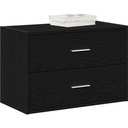 Vidaxl - Armoire avec 2 tiroirs chêne noir 60x31x40 cm bois d'ingénierie