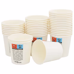 Vidaxl Tasses À Café En Papier 1000 Pcs 4oz 100ml Blanc - Vue supplémentaire 2
