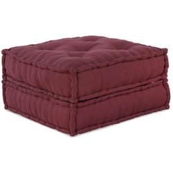 Pouf modulaire marron 70x70x36 tissu Vidaxl
