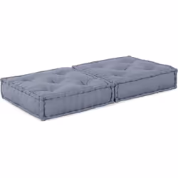 Ce pouf moderne incarne la simplicité et la praticité. Avec son tissu gris stylé et son design flexible, il se marie facileme ...