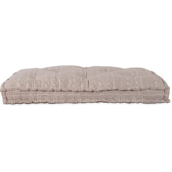 Vidaxl - Coussin Pallet Sofa Marron clair 120 x 80 x 12 cm Polyester