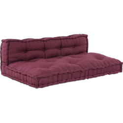 Vidaxl - Coussin de Canapé Pallet 2 pcs Marron Standard Polyester