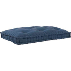 Coussin de canapé sur palette Indigo tissu vidaXL