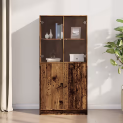 Ce buffet haut offre une solution idéale pour organiser vos livres et ajoutera une touche de charme moderne à votre intérieur ...