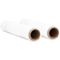 Film étirable 2 pcs transparent 17 μm 50 cm x 300 m Vidaxl