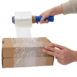 vidaXL Films étirables 50 pcs transparent 23 µm 10 cm x 150 m