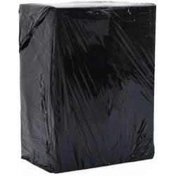 vidaXL Film étirable 2 pcs noir 17 μm 50 cm x 300 m