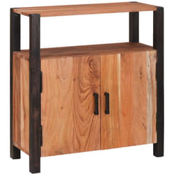 Buffet Marron 70 X 30 X 75 Cm Bois D'Acacia Massif Vidaxl