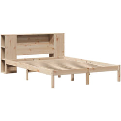 Lit bibliothèque sans matelas 120x190 cm bois de pin massif Vidaxl