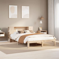 Vidaxl - Lit bibliothèque sans matelas 120x200 cm bois de pin massif