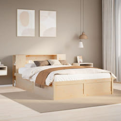Vidaxl - Cadre de lit sans matelas 120x190 cm bois de pin massif