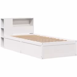 Profitez d'une bonne nuit de sommeil dans ce cadre de lit en bois ! Il sera un supplément pratique et décoratif à votre intér ...