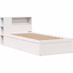Profitez d'une bonne nuit de sommeil dans ce cadre de lit en bois ! Il sera un supplément pratique et décoratif à votre intér ...