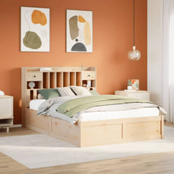 Vidaxl - Cadre de lit sans matelas 140x190 cm bois de pin massif