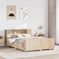 Vidaxl - Cadre de lit sans matelas 120x190 cm bois de pin massif
