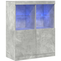 Vidaxl - Buffet gris béton 81x37x100 cm bois d'ingénierie