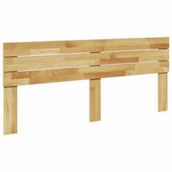 vidaXL Tête de lit 180 cm bois massif de chêne tête de lit à panneau tête de lit en bois massif tête de lit pour lit 851982