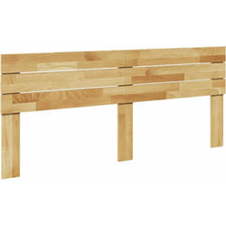 Tête de lit 200 cm bois massif de chêne Vidaxl