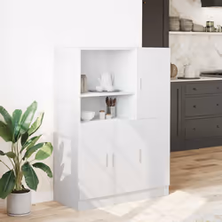 VidaXL 3324142 étagères Bois Blanc