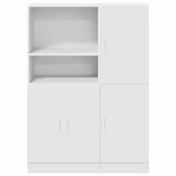 VidaXL 3324142 étagères Bois Blanc - Vue supplémentaire 4