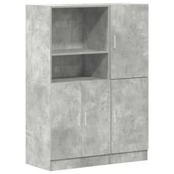 VidaXL 3324145 étagères Bois Gris