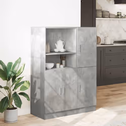 VidaXL 3324145 étagères Bois Gris