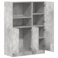 VidaXL 3324145 étagères Bois Gris - Vue supplémentaire 4