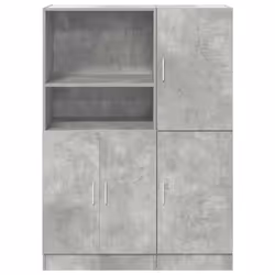 VidaXL 3324145 étagères Bois Gris - Vue supplémentaire 5