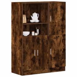 VidaXL 3324146 étagères Bois Chêne, Marron
