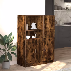 VidaXL 3324146 étagères Bois Chêne, Marron
