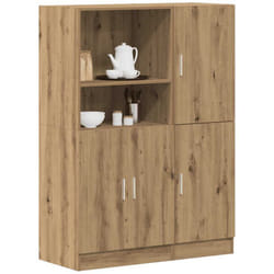 Vidaxl - Ensemble D'Armoires De Cuisine 2 Pcs Chêne Artisanal