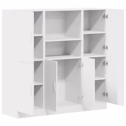 VidaXL 3324151 étagères Bois Blanc - Vue supplémentaire 4