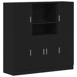 VidaXL 3324152 étagères Bois Noir