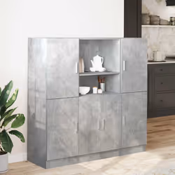 VidaXL 3324154 étagères Bois Gris