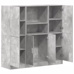 VidaXL 3324154 étagères Bois Gris - Vue supplémentaire 4